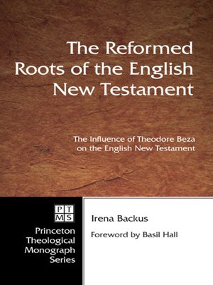 cover image of The Reformed Roots of the English New Testament